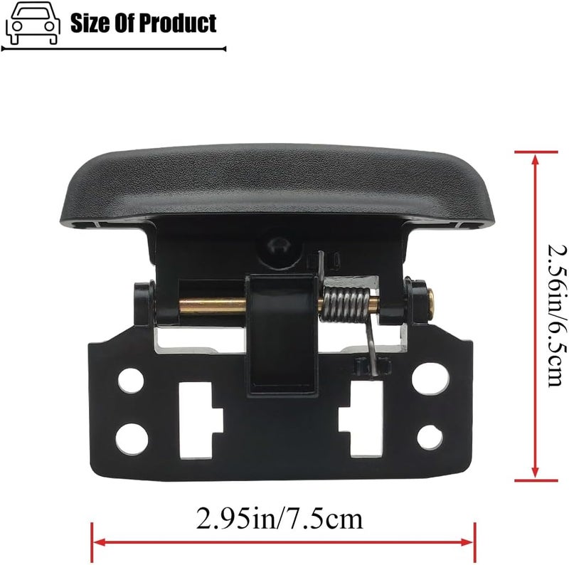 LXROAR01 Center Console Latch Compatible with Jeep Wrangler JL 2018 2019 2020 2021 2022 2023 2024 Year, Console Lid Latch for 68470797AA - Image 2